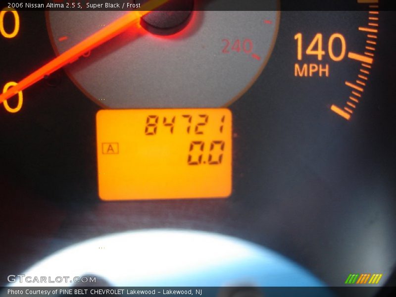 Super Black / Frost 2006 Nissan Altima 2.5 S