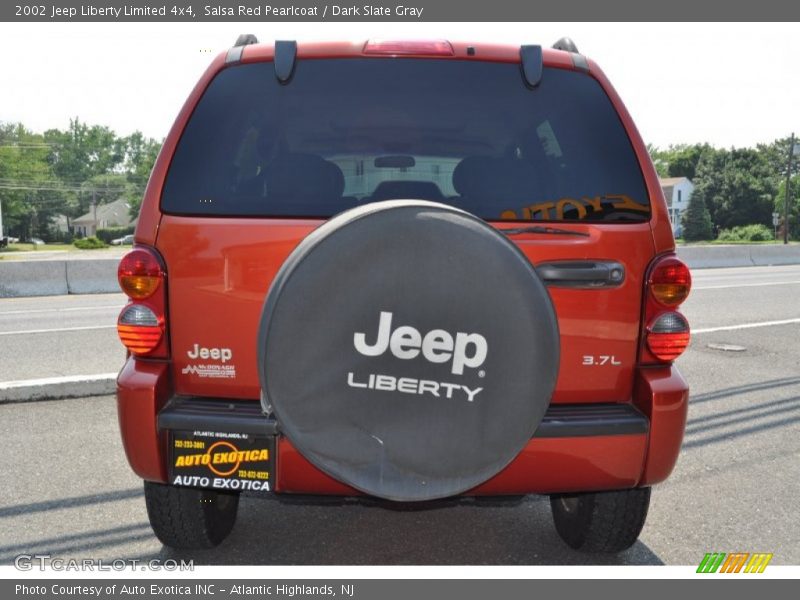 Salsa Red Pearlcoat / Dark Slate Gray 2002 Jeep Liberty Limited 4x4