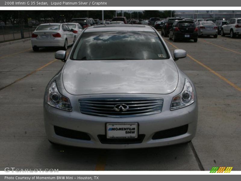 Liquid Platinum Silver / Graphite 2008 Infiniti G 35 Sedan