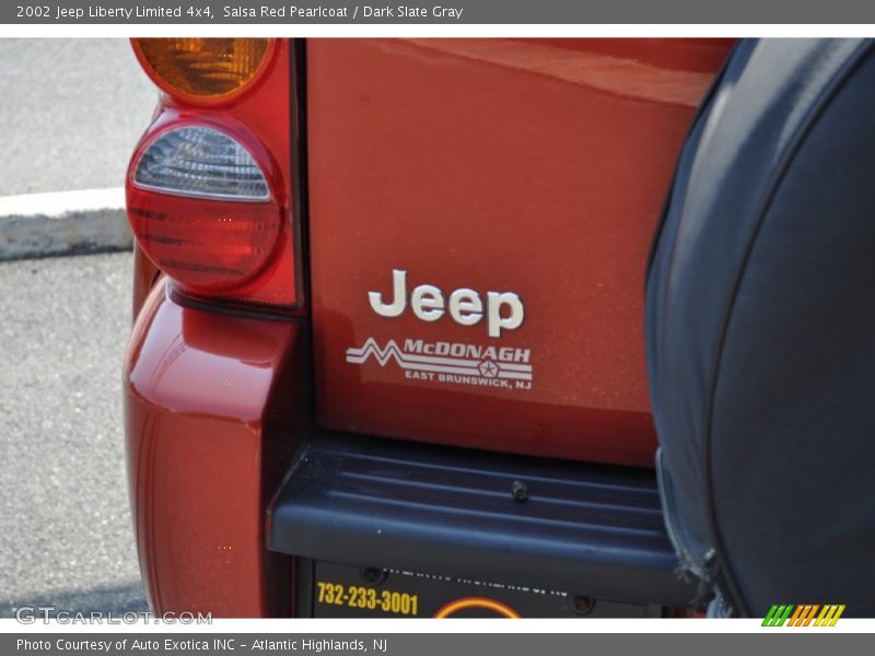 Salsa Red Pearlcoat / Dark Slate Gray 2002 Jeep Liberty Limited 4x4