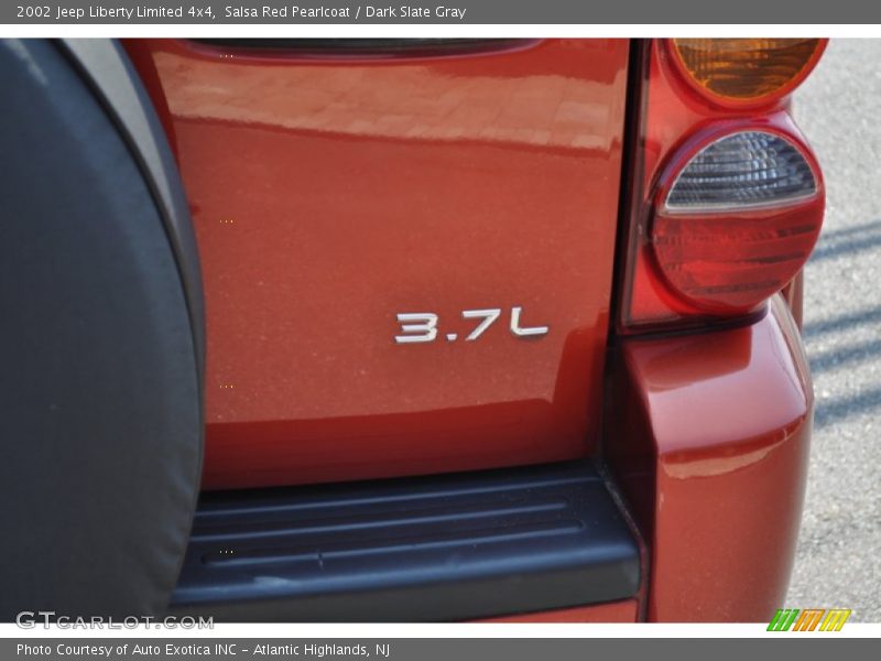 Salsa Red Pearlcoat / Dark Slate Gray 2002 Jeep Liberty Limited 4x4