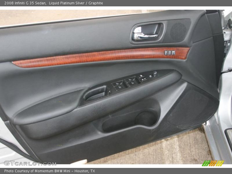 Liquid Platinum Silver / Graphite 2008 Infiniti G 35 Sedan