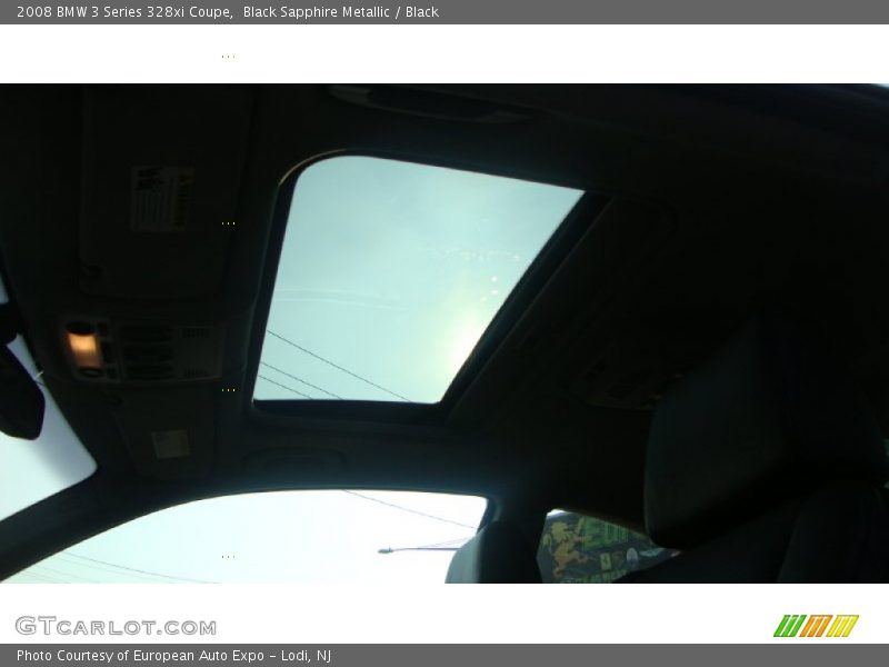 Black Sapphire Metallic / Black 2008 BMW 3 Series 328xi Coupe