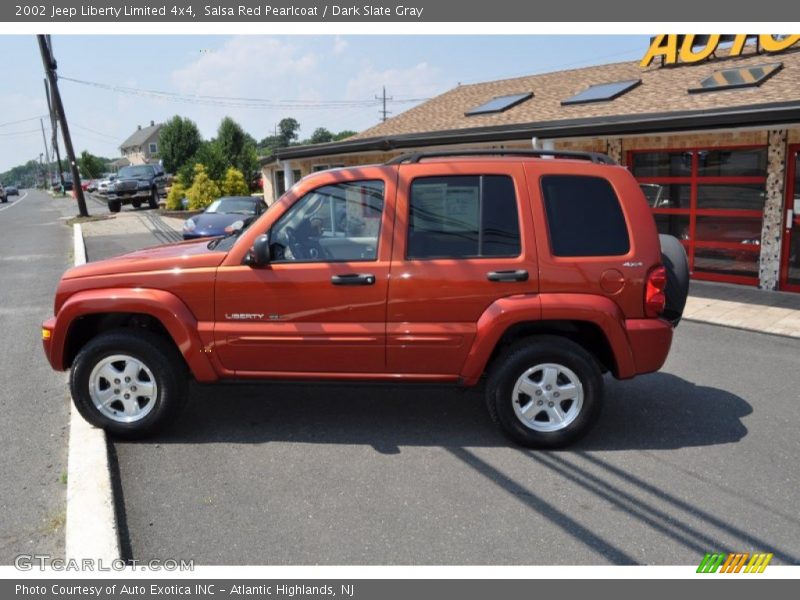 Salsa Red Pearlcoat / Dark Slate Gray 2002 Jeep Liberty Limited 4x4