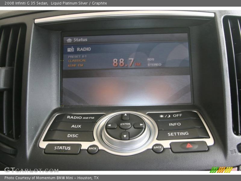 Liquid Platinum Silver / Graphite 2008 Infiniti G 35 Sedan