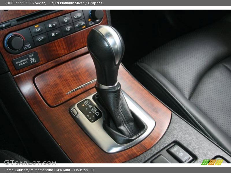 Liquid Platinum Silver / Graphite 2008 Infiniti G 35 Sedan