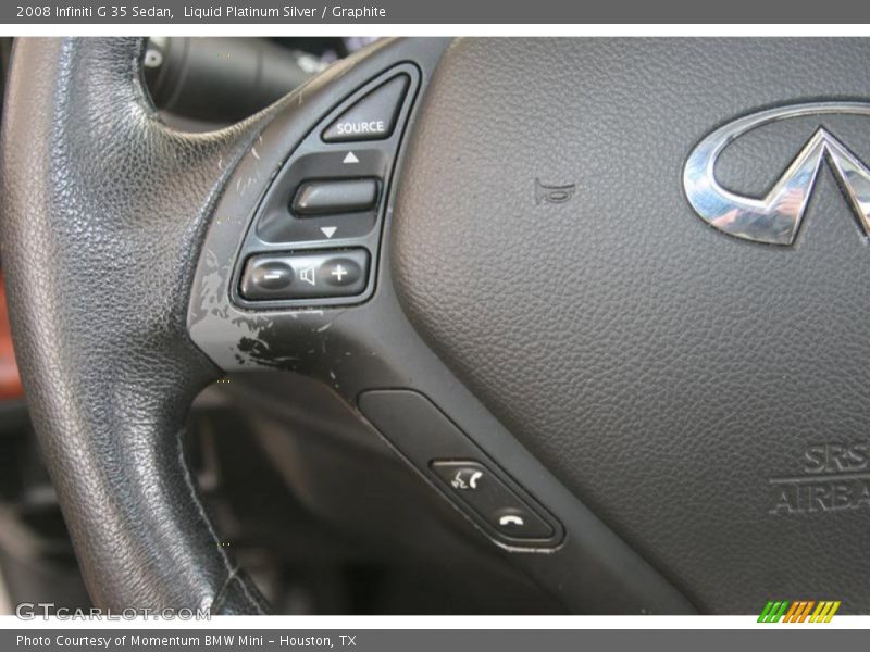 Liquid Platinum Silver / Graphite 2008 Infiniti G 35 Sedan