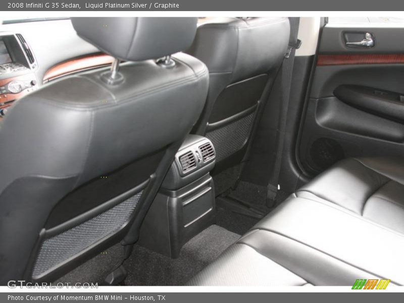 Liquid Platinum Silver / Graphite 2008 Infiniti G 35 Sedan