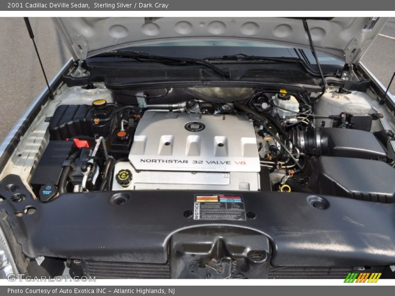 Sterling Silver / Dark Gray 2001 Cadillac DeVille Sedan