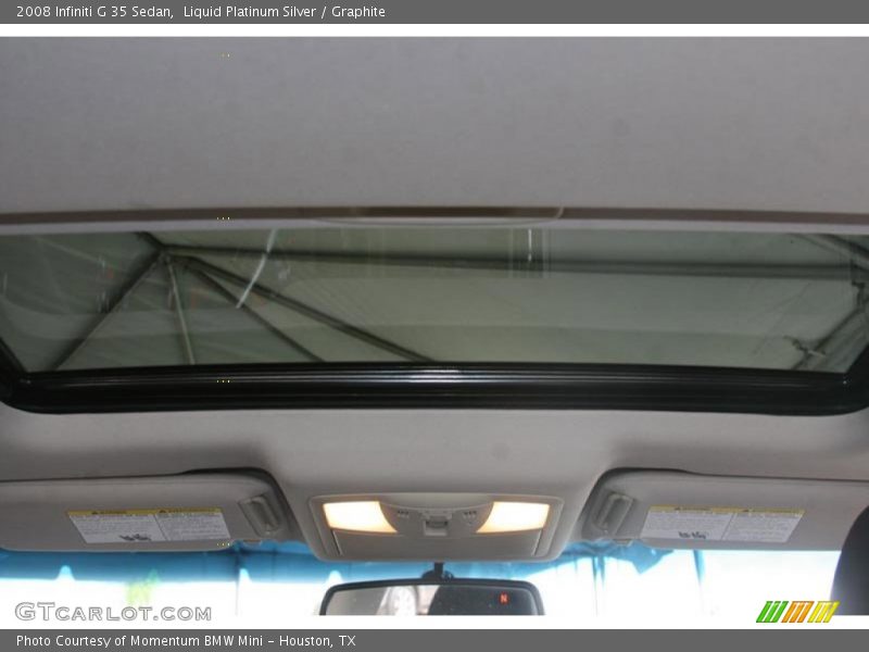 Liquid Platinum Silver / Graphite 2008 Infiniti G 35 Sedan