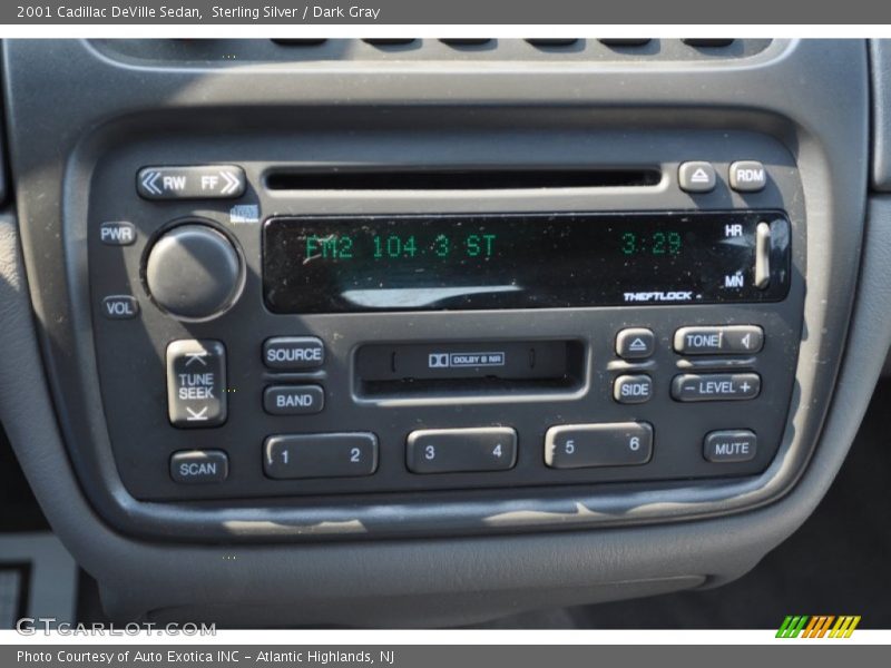 Sterling Silver / Dark Gray 2001 Cadillac DeVille Sedan