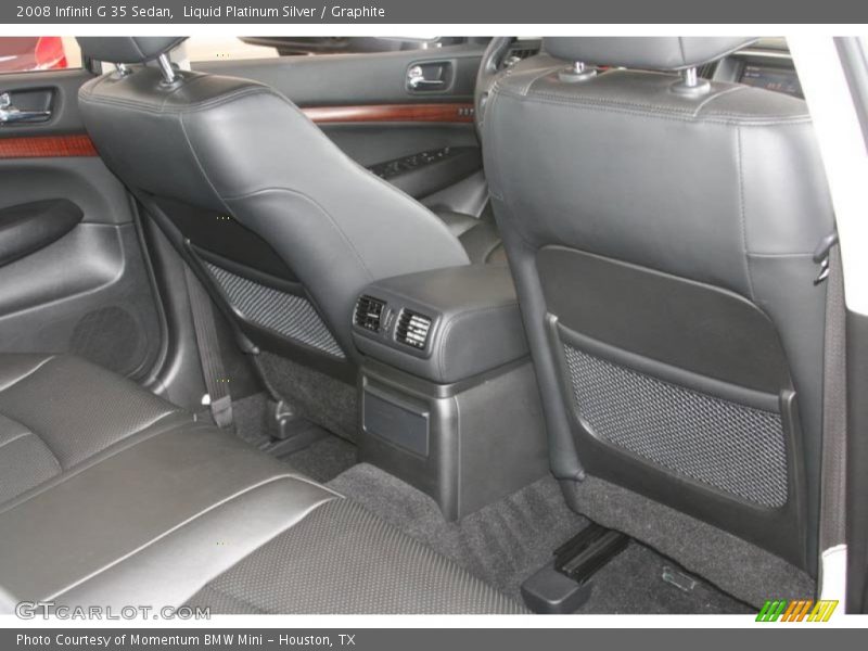 Liquid Platinum Silver / Graphite 2008 Infiniti G 35 Sedan