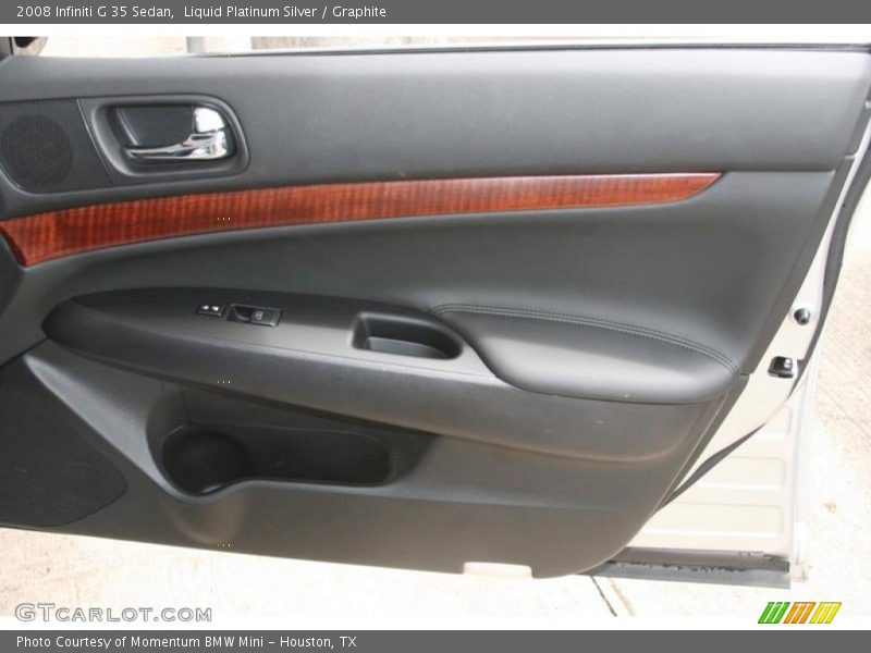 Liquid Platinum Silver / Graphite 2008 Infiniti G 35 Sedan