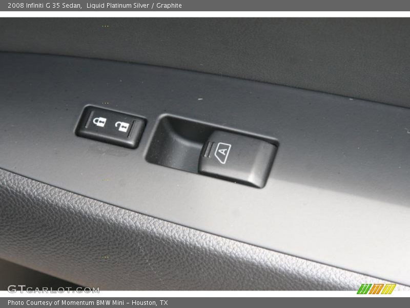 Liquid Platinum Silver / Graphite 2008 Infiniti G 35 Sedan