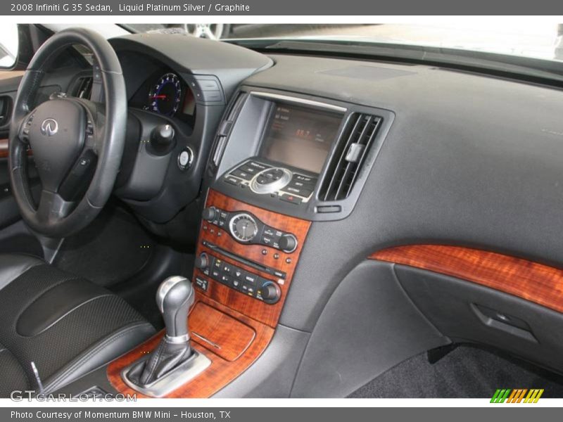 Liquid Platinum Silver / Graphite 2008 Infiniti G 35 Sedan