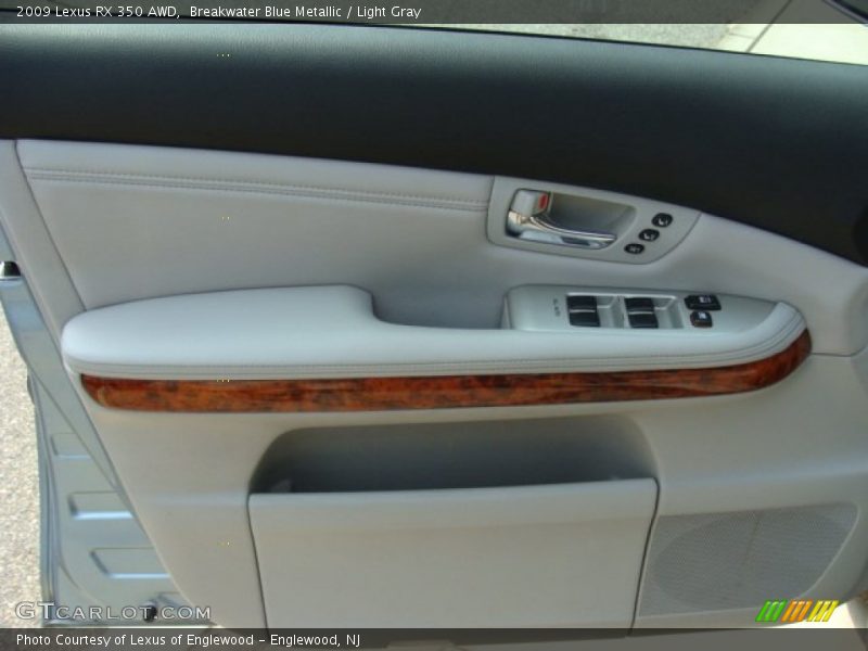 Breakwater Blue Metallic / Light Gray 2009 Lexus RX 350 AWD