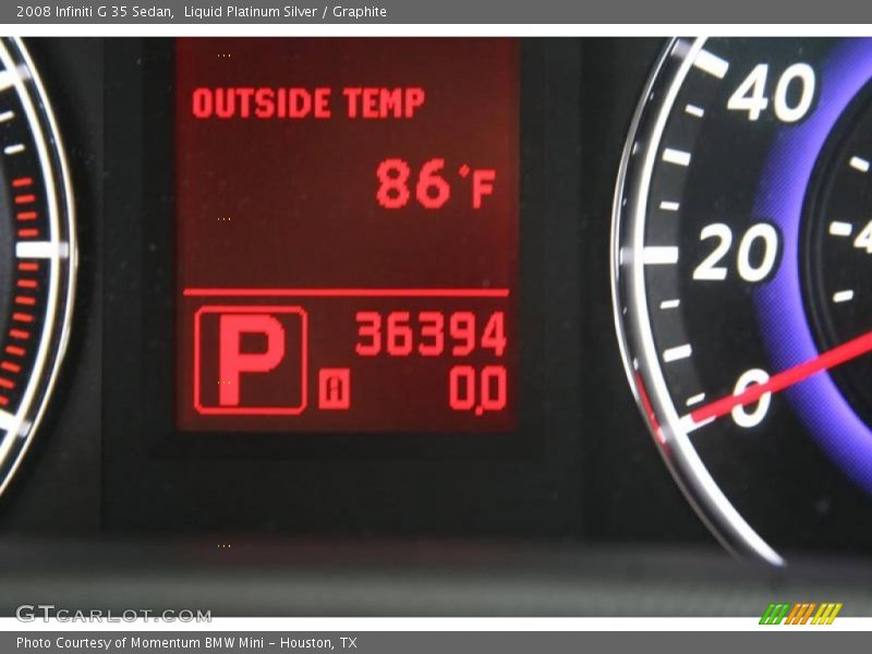 Liquid Platinum Silver / Graphite 2008 Infiniti G 35 Sedan