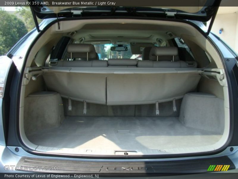 Breakwater Blue Metallic / Light Gray 2009 Lexus RX 350 AWD