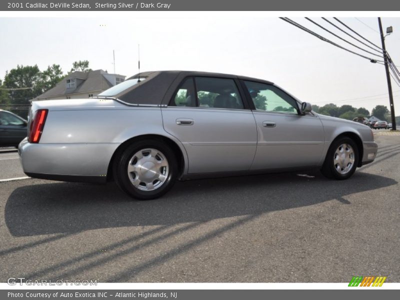 Sterling Silver / Dark Gray 2001 Cadillac DeVille Sedan