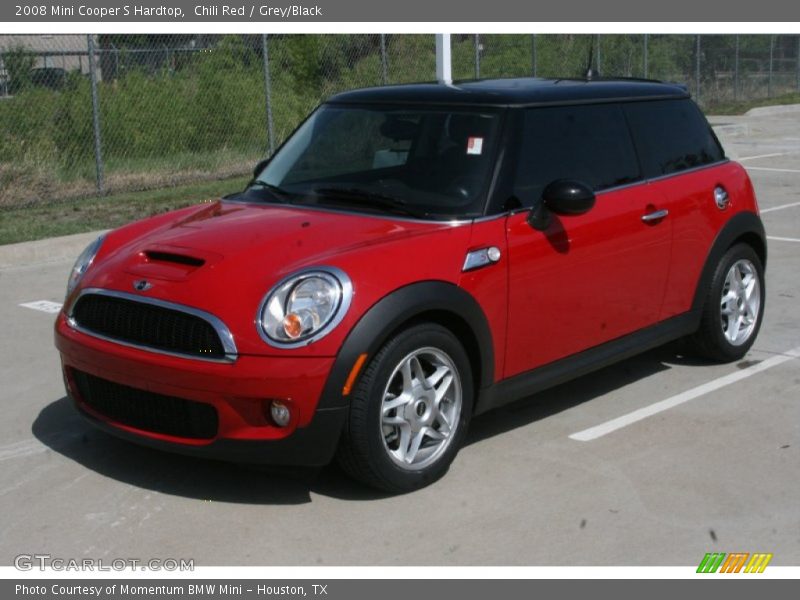 Chili Red / Grey/Black 2008 Mini Cooper S Hardtop