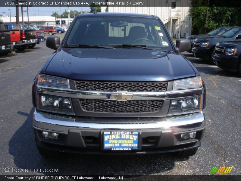 Imperial Blue Metallic / Ebony 2008 Chevrolet Colorado LT Extended Cab 4x4