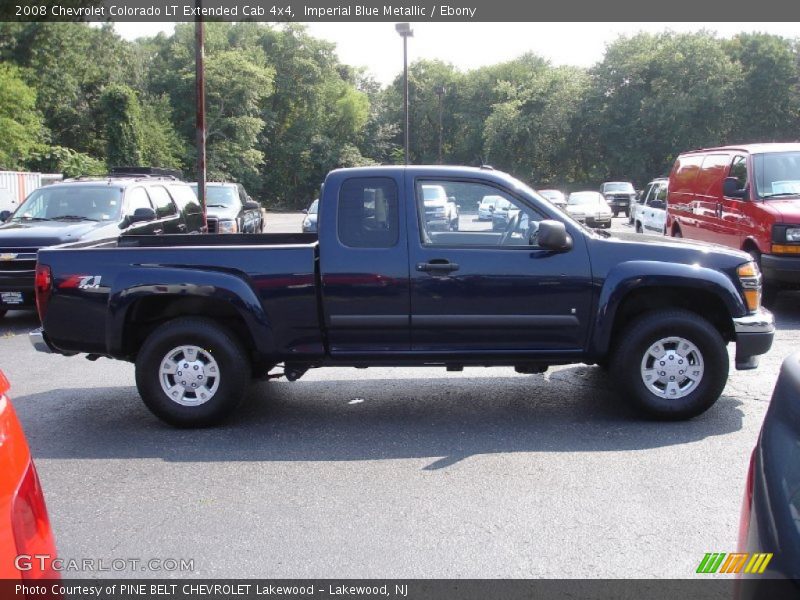 Imperial Blue Metallic / Ebony 2008 Chevrolet Colorado LT Extended Cab 4x4