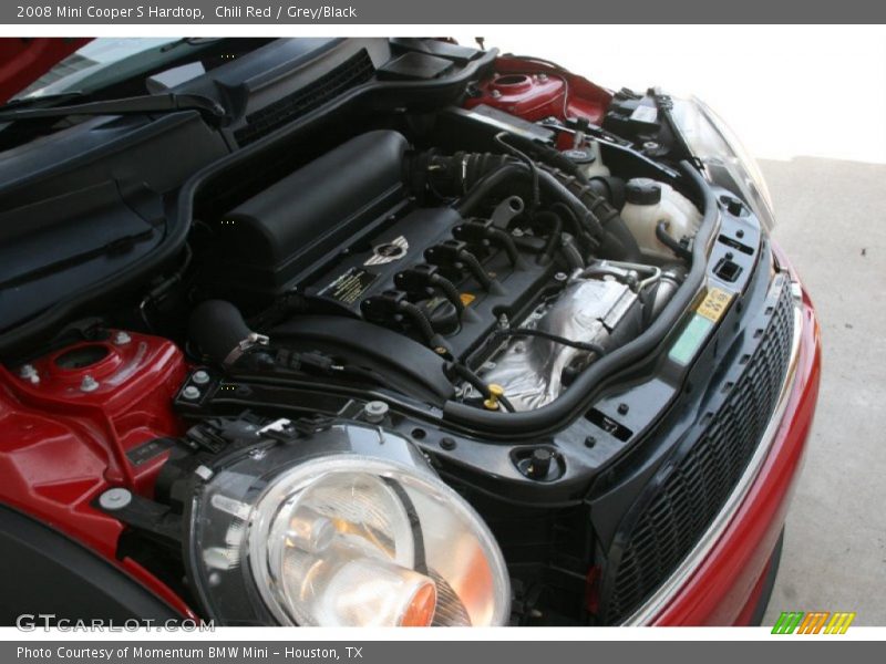Chili Red / Grey/Black 2008 Mini Cooper S Hardtop