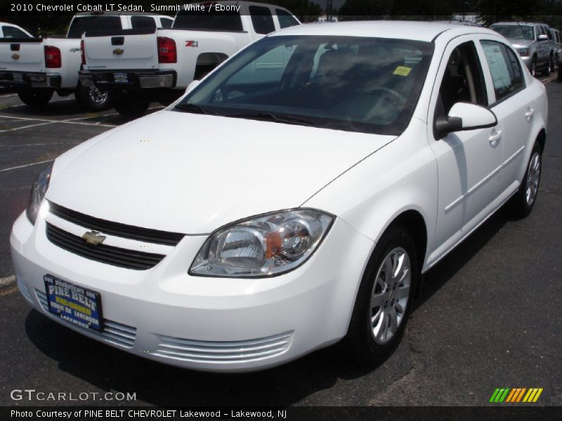 Summit White / Ebony 2010 Chevrolet Cobalt LT Sedan