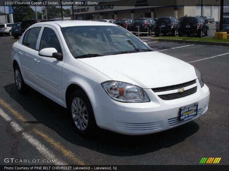 Summit White / Ebony 2010 Chevrolet Cobalt LT Sedan