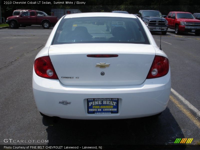 Summit White / Ebony 2010 Chevrolet Cobalt LT Sedan