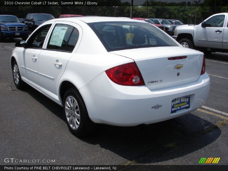 Summit White / Ebony 2010 Chevrolet Cobalt LT Sedan