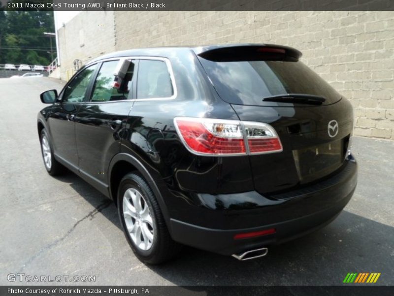 Brilliant Black / Black 2011 Mazda CX-9 Touring AWD