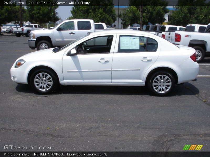 Summit White / Ebony 2010 Chevrolet Cobalt LT Sedan