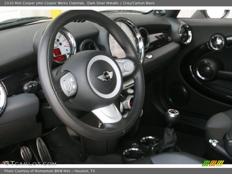 Dark Silver Metallic / Grey/Carbon Black 2010 Mini Cooper John Cooper Works Clubman