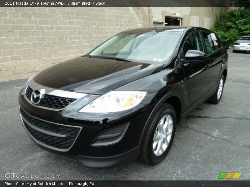 Brilliant Black / Black 2011 Mazda CX-9 Touring AWD