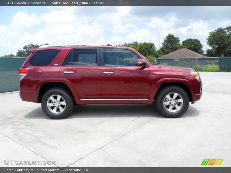 Salsa Red Pearl / Black Leather 2011 Toyota 4Runner SR5