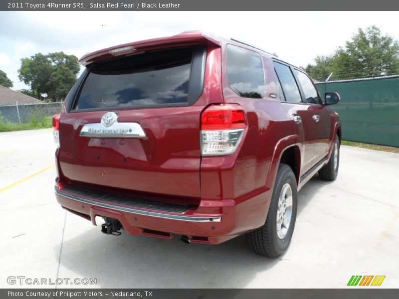 Salsa Red Pearl / Black Leather 2011 Toyota 4Runner SR5