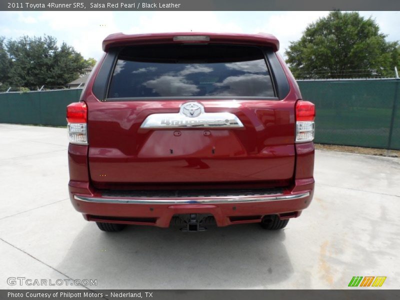 Salsa Red Pearl / Black Leather 2011 Toyota 4Runner SR5