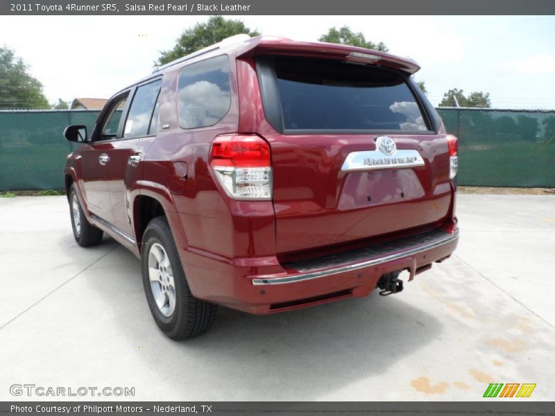 Salsa Red Pearl / Black Leather 2011 Toyota 4Runner SR5