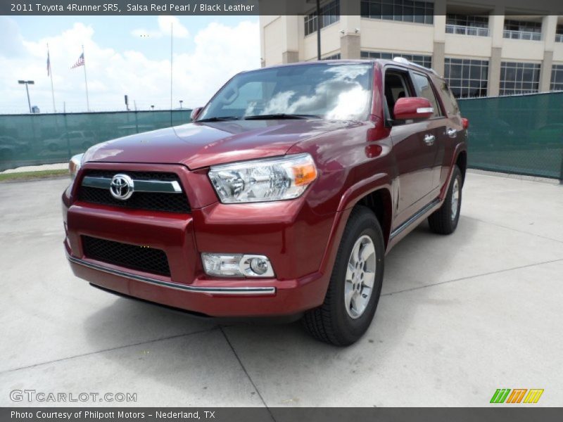 Salsa Red Pearl / Black Leather 2011 Toyota 4Runner SR5