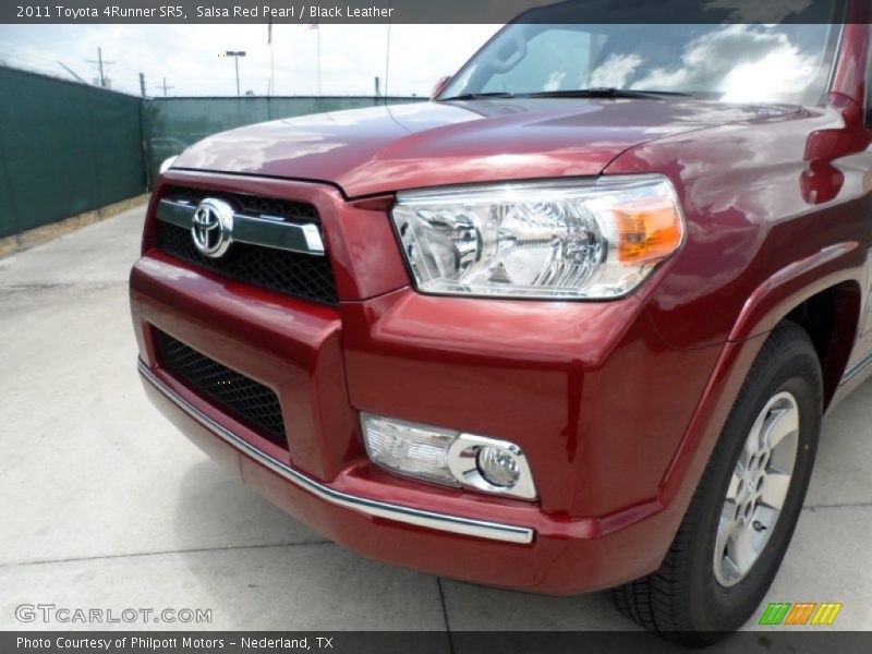Salsa Red Pearl / Black Leather 2011 Toyota 4Runner SR5