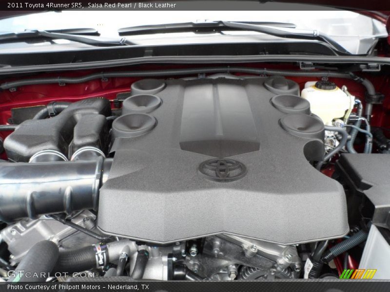 Salsa Red Pearl / Black Leather 2011 Toyota 4Runner SR5