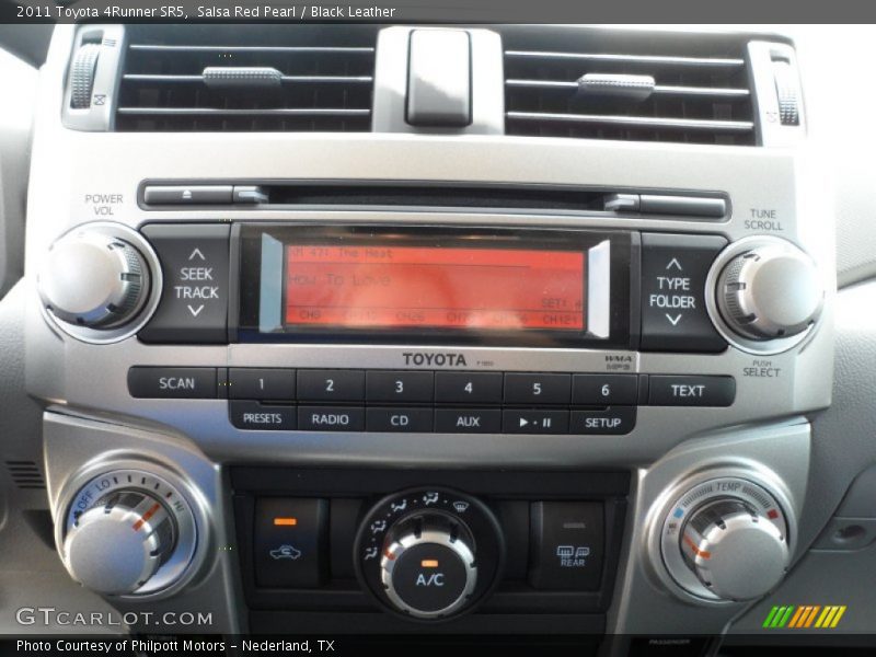 Salsa Red Pearl / Black Leather 2011 Toyota 4Runner SR5