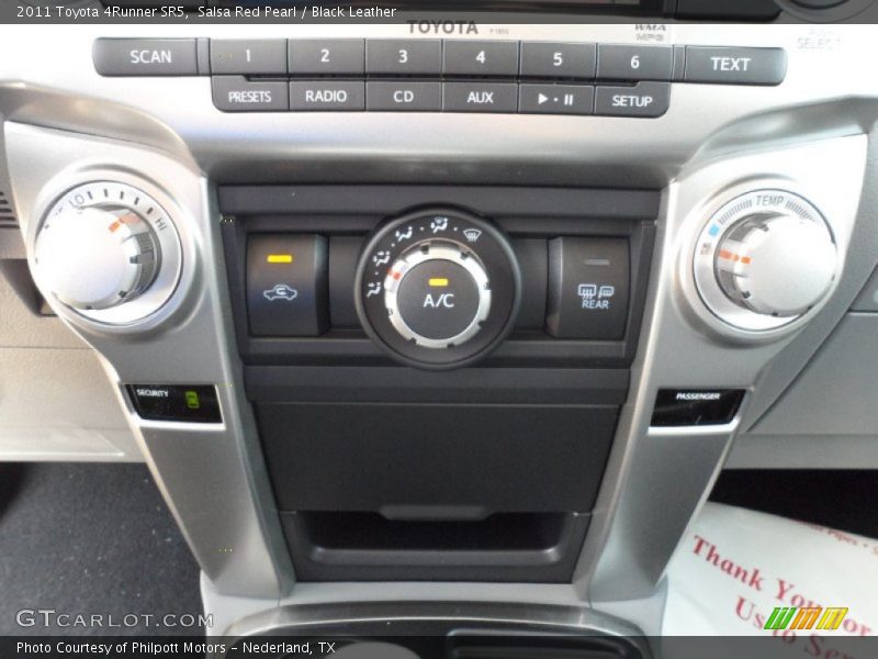 Salsa Red Pearl / Black Leather 2011 Toyota 4Runner SR5