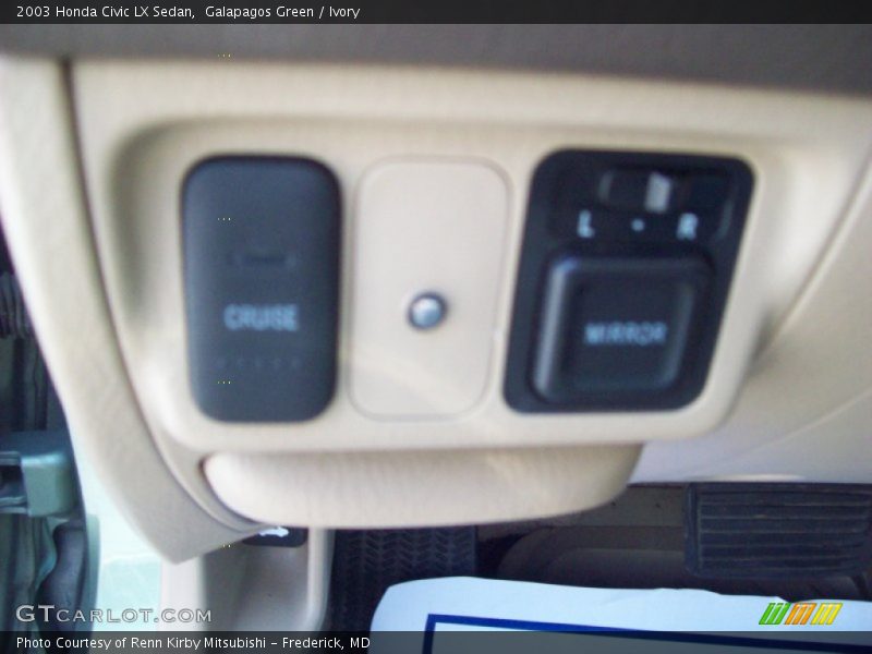 Galapagos Green / Ivory 2003 Honda Civic LX Sedan