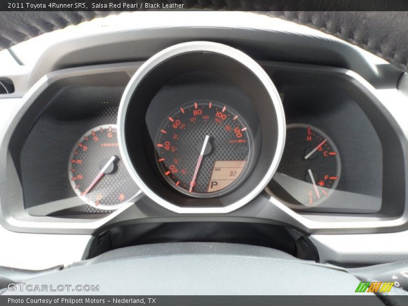 Salsa Red Pearl / Black Leather 2011 Toyota 4Runner SR5