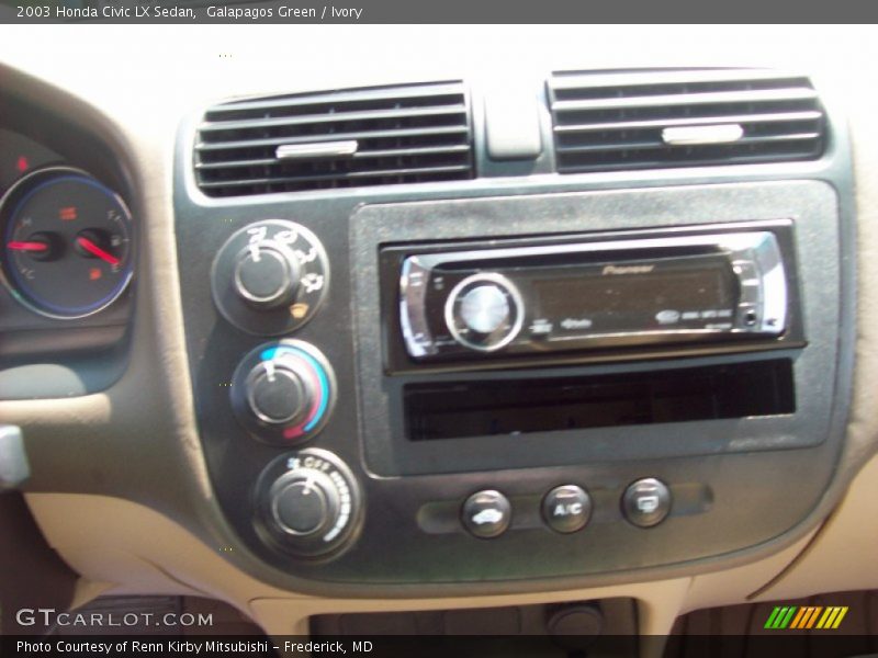 Galapagos Green / Ivory 2003 Honda Civic LX Sedan