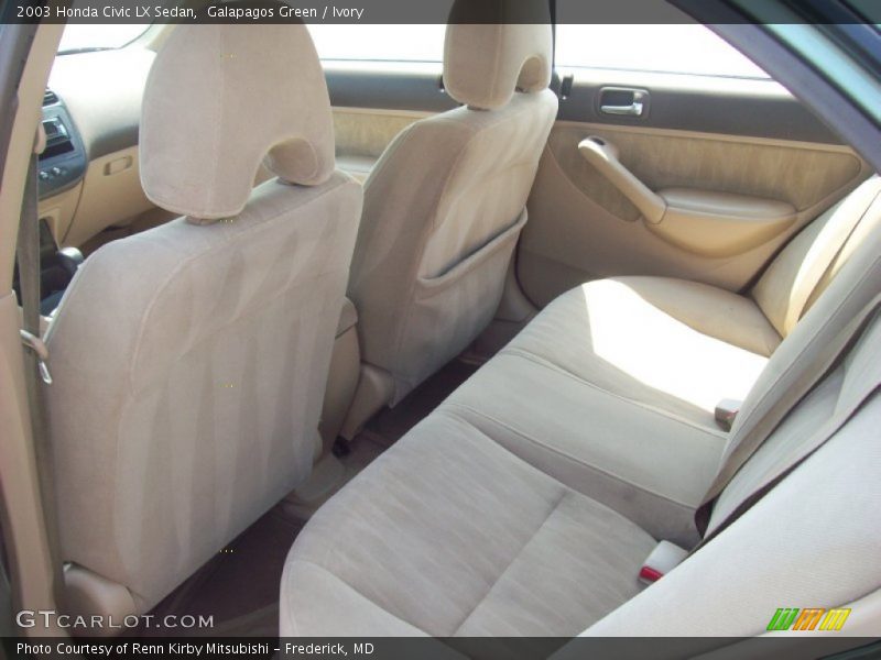  2003 Civic LX Sedan Ivory Interior