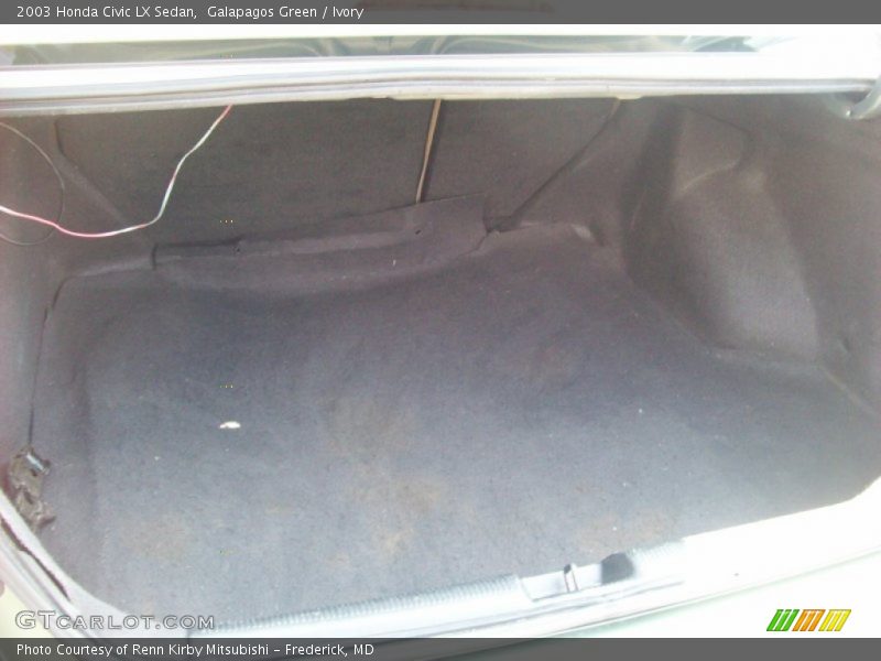 Galapagos Green / Ivory 2003 Honda Civic LX Sedan