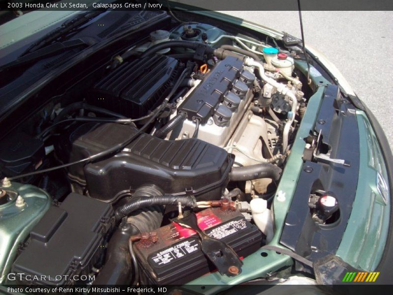  2003 Civic LX Sedan Engine - 1.7 Liter SOHC 16V 4 Cylinder